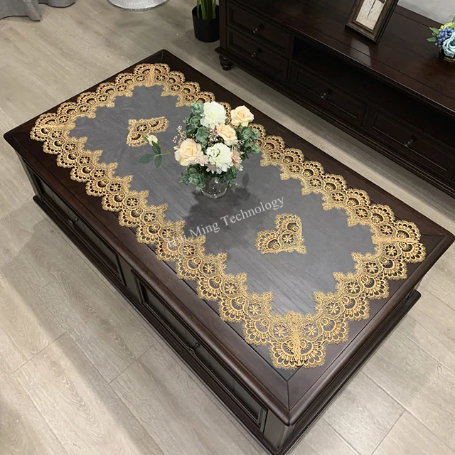 Скатерть прямоугольная Европейская вышитая скатерть для журнального столика