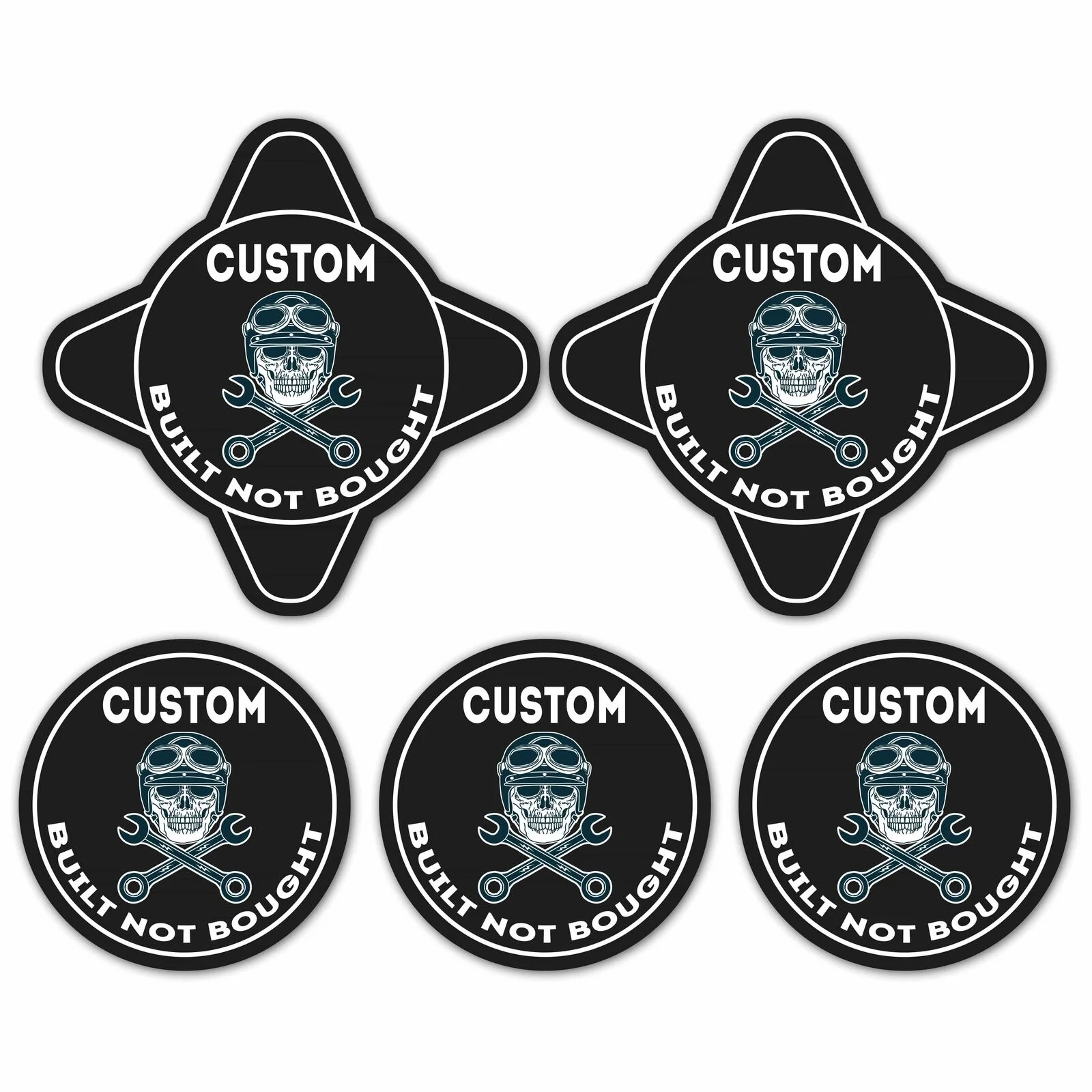 

Для 1 компл. Встроенный не купленный Пользовательский Набор наклеек Автомобиль Мотоцикл Кафе racer bobber decal