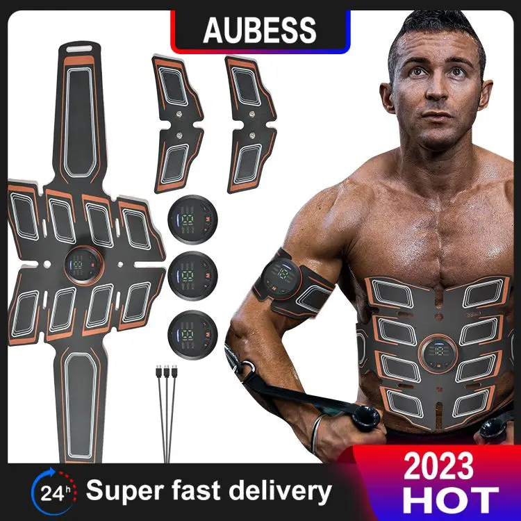 

300mah Ems Fitness Trainer Ultra-thin Slimming Massager Fitness Abdominal Muscles Abs Stimulator Fitness Device 100-240v