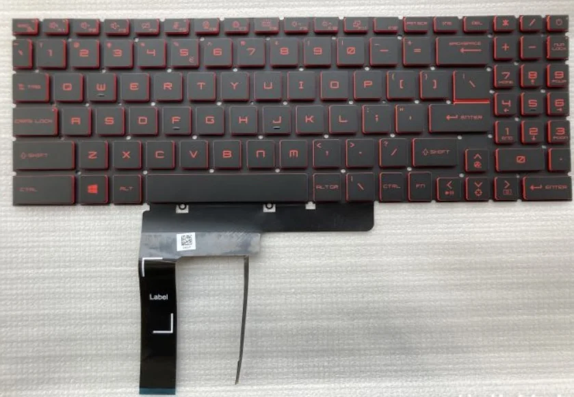 

New For MSI Summit GF66 GF76 11sc 11uc 12ud gl66 11uck 12uek ms-1581 Ms-1582 US Keyboard With Red Backlit