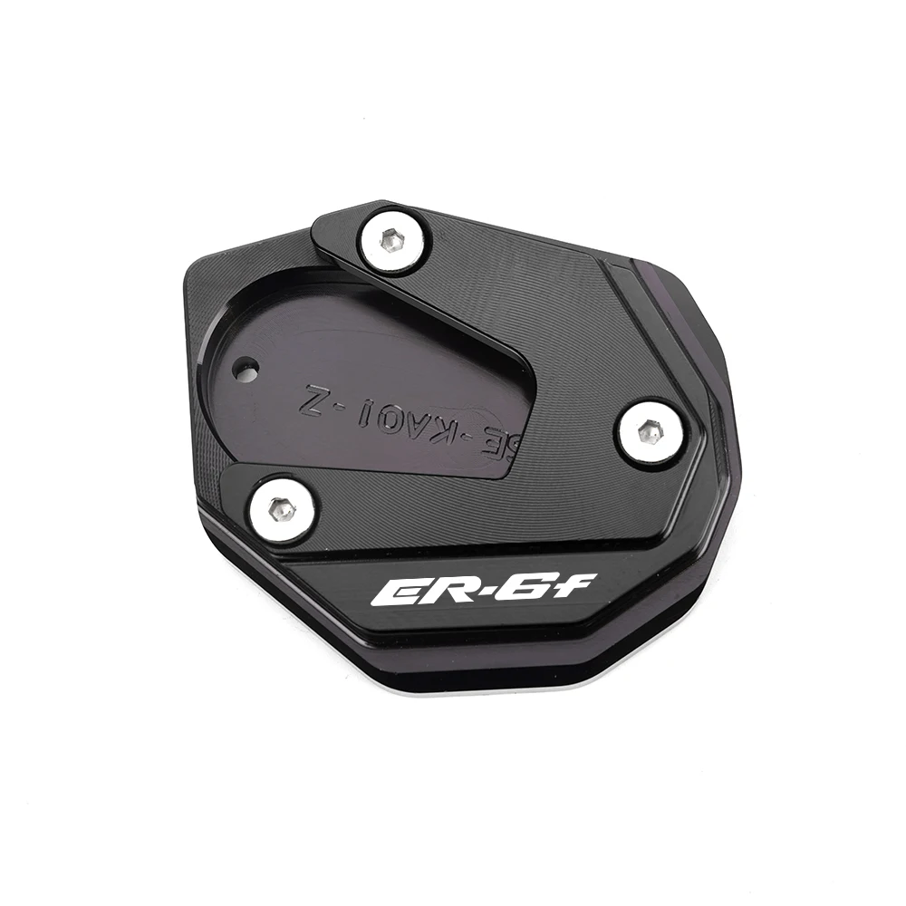 

Для Kawasaki ER-6F ER-6N 2012-2014 2015 2016 ER6F ER6N аксессуары для мотоциклов с ЧПУ увеличенная пластина боковая подставка подставка для ног