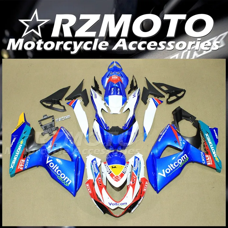

Новый комплект обтекателей из АБС-пластика для мотоцикла, подходит для Suzuki GSX-R 1000 K9 2009 2010 2011 2012 2013 2014 2016 2015, комплект обтекателей JP