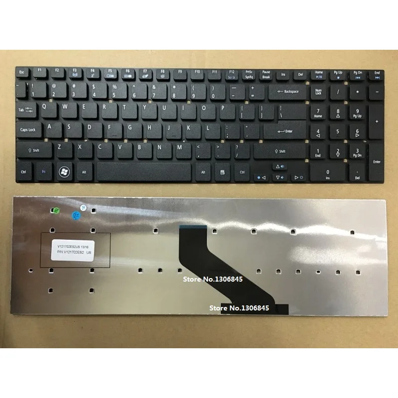 

Новая английская клавиатура для ноутбука Acer Aspire 5830 5830G 5830T 5830TG 5755 5755G, клавиатура без рамки