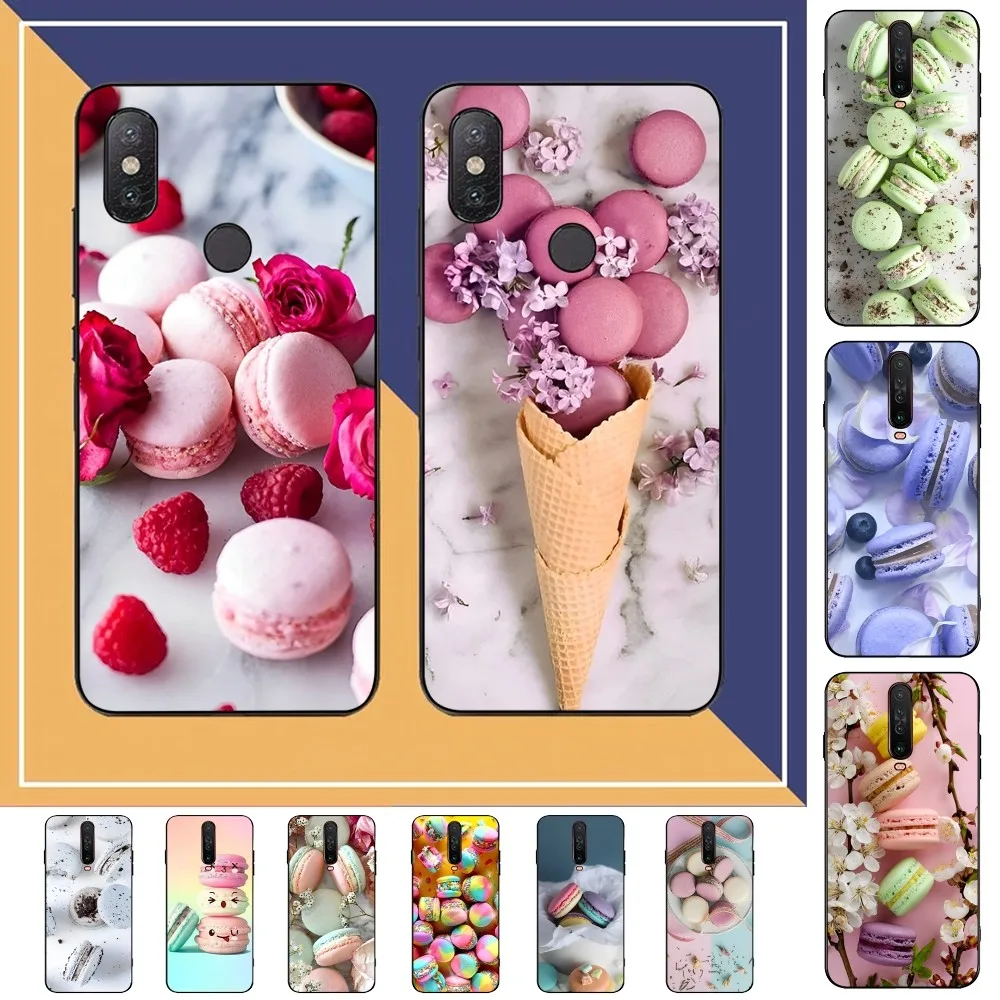 

Dessert Macaron Phone Case For Redmi Note 4 X 5 A 6 7 8 Pro T 9 Pro 9S 10 Pro 11 Pro 11S 11Epro PocoM3pro