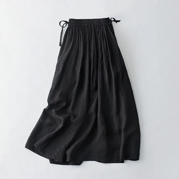 Limiguyue трапециевидная летняя юбка с большой распашной подкладкой женская