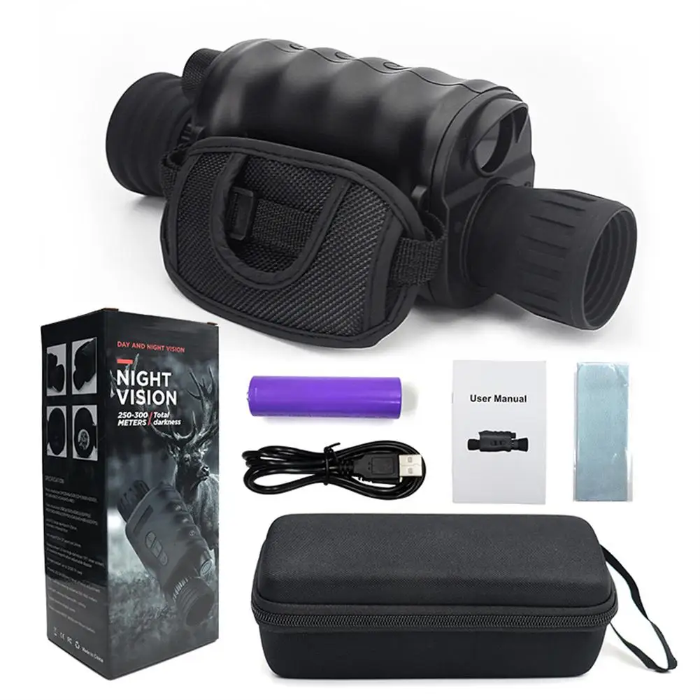 

1080p Monocular Nv3188 3 Million Pixel Night Vision Device 1.3-inch Tft Screen 7-level Brightness Adjustable 250~300m Viewing