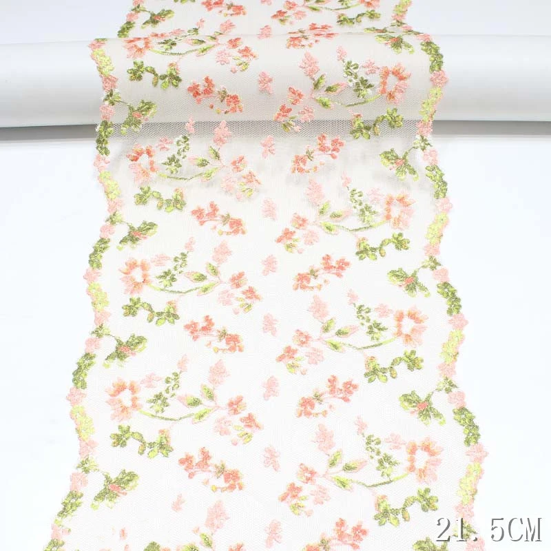 15 ярдов, двухцветная кружевная отделка Emebroidery, аксессуары для одежды «сделай сам», вышитые сетчатые кружева для нижнего белья, швейные поделки 15 ярдов, двухцветная кружевная отделка Emebroidery, аксессуары для одежды «сделай сам», вышитые сетчатые кружева для нижнего белья, швейные поделки