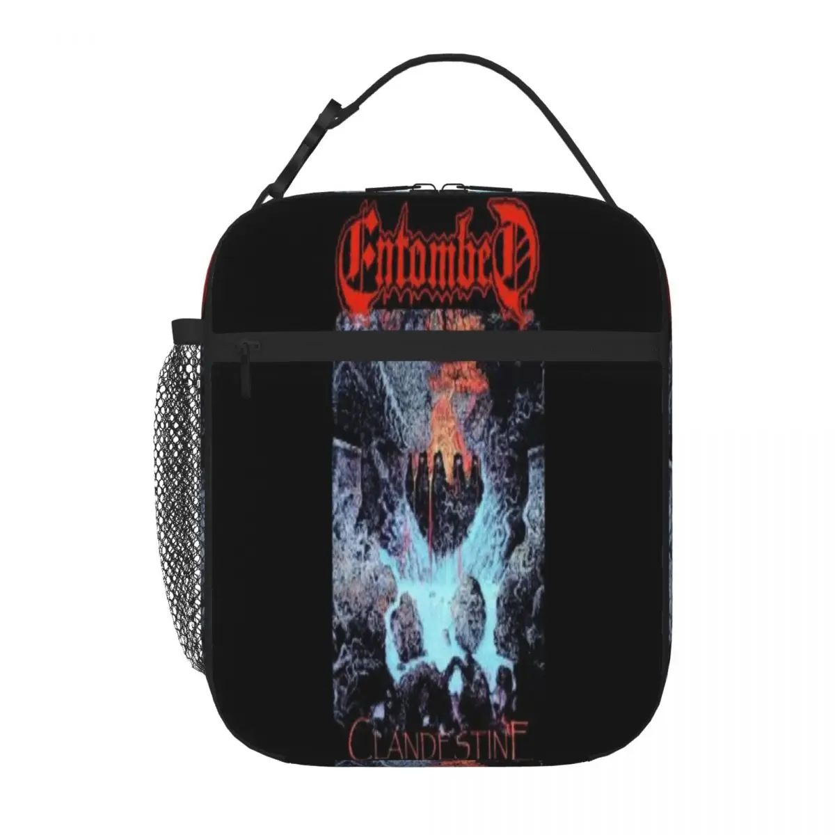 Сумка-тоут для ланча Entombed Clandestine91 Death с Бейсбольным болтом, сумки для ланча, Термосумка-холодильник