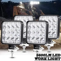4pcs car led work light 3 35 inch 48w 5600lm spot led light bar for tractor offroad 4wd jeep truck atv utv suv boat driving lamp
