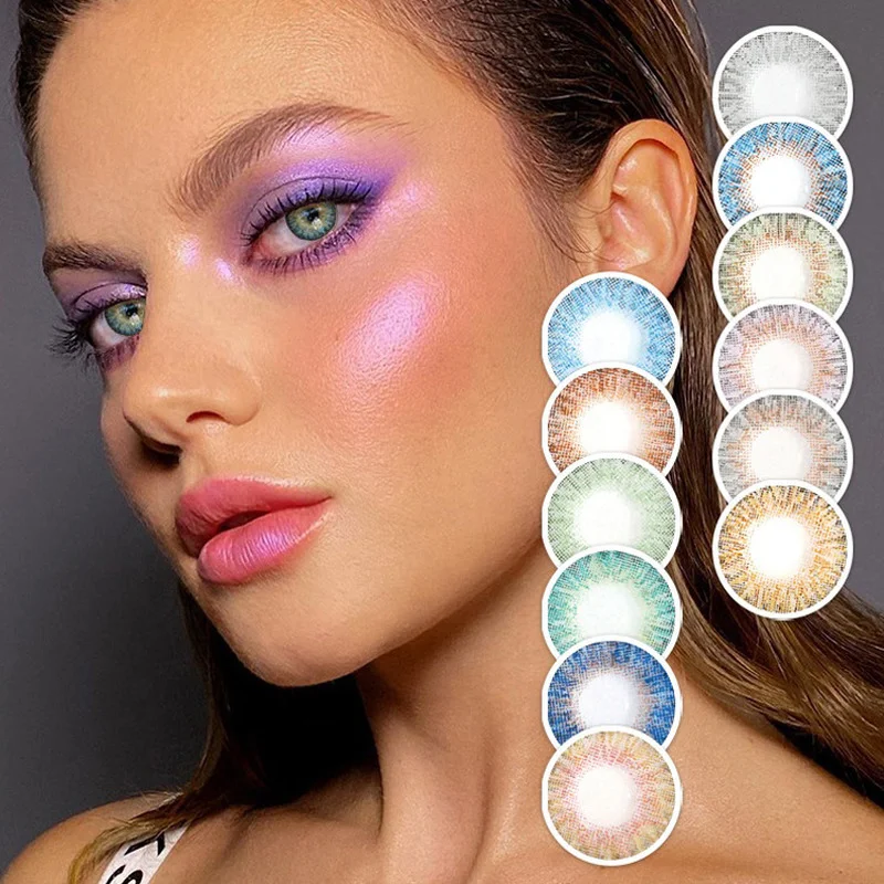 

1 пара, линзы для макияжа глаз