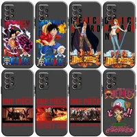 japanese anime one piece phone case for samsung galaxy a01 a02 a10 a10s a20 a22 4g 5g a31 liquid silicon silicone cover coque