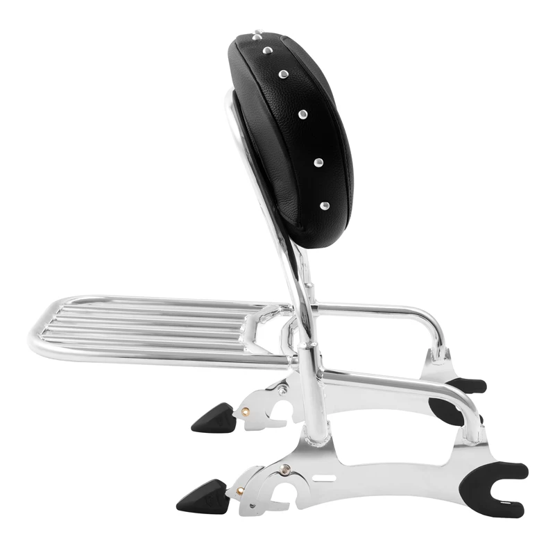 Подставка под спинку мотоцикла Сисси Бар с подкладкой багажная стойка для