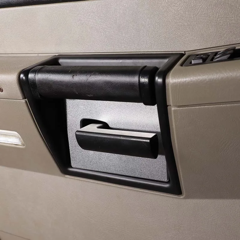 

For Hummer H2 2003-2007 Accessories Door Inner Handle Panel Decorate Aluminum Alloy Automotive Interior Trim Stickers 4Pcs/Set