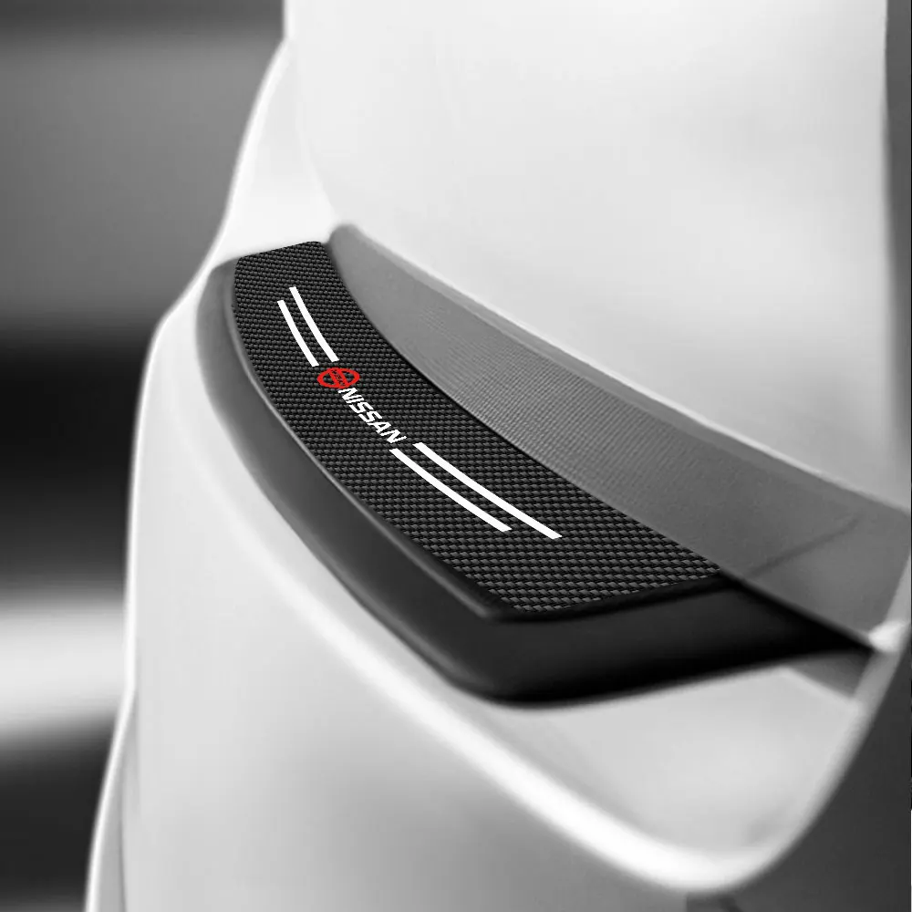 4 шт. кожаная накладка на порог автомобиля защита от царапин педали наклейка для