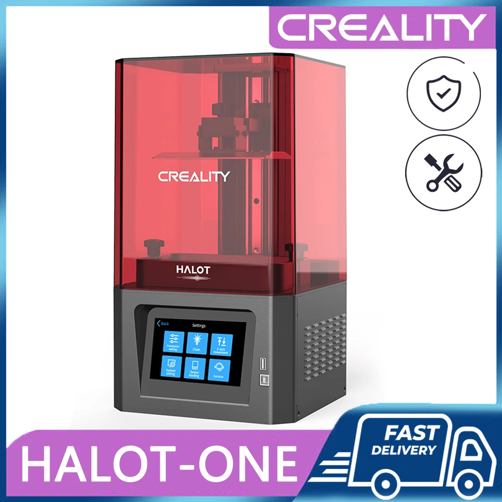 

Creality HALOT-ONE CL-60 3D UV Resin Printer with LCD Photocuring Integral Light Source / Easy Slicing / Dual Cooling System