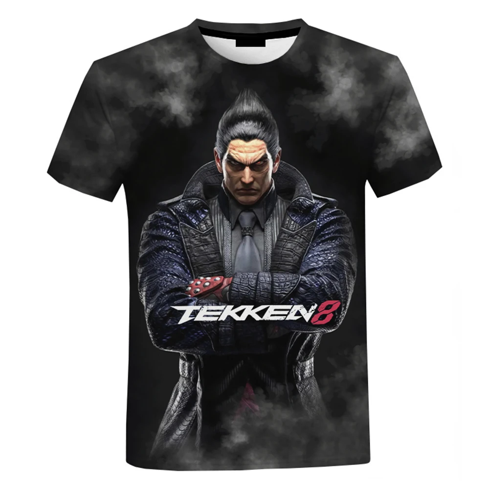 

Summer New Game Tekken 8 Printed Men 3D T-shirt Women Fashion Casual Streetwear T Shirt Boys Girls Streetwear Oversized Clothes