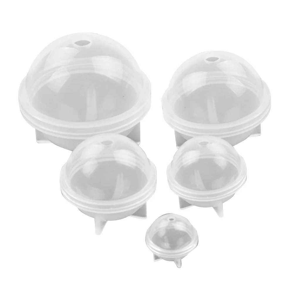 

Sphere Resin Silicone Ice Casting Round Orb Mould Cube Molds Shape Bath Maker Mold Tray Bomb Spherical Surface Mirror High