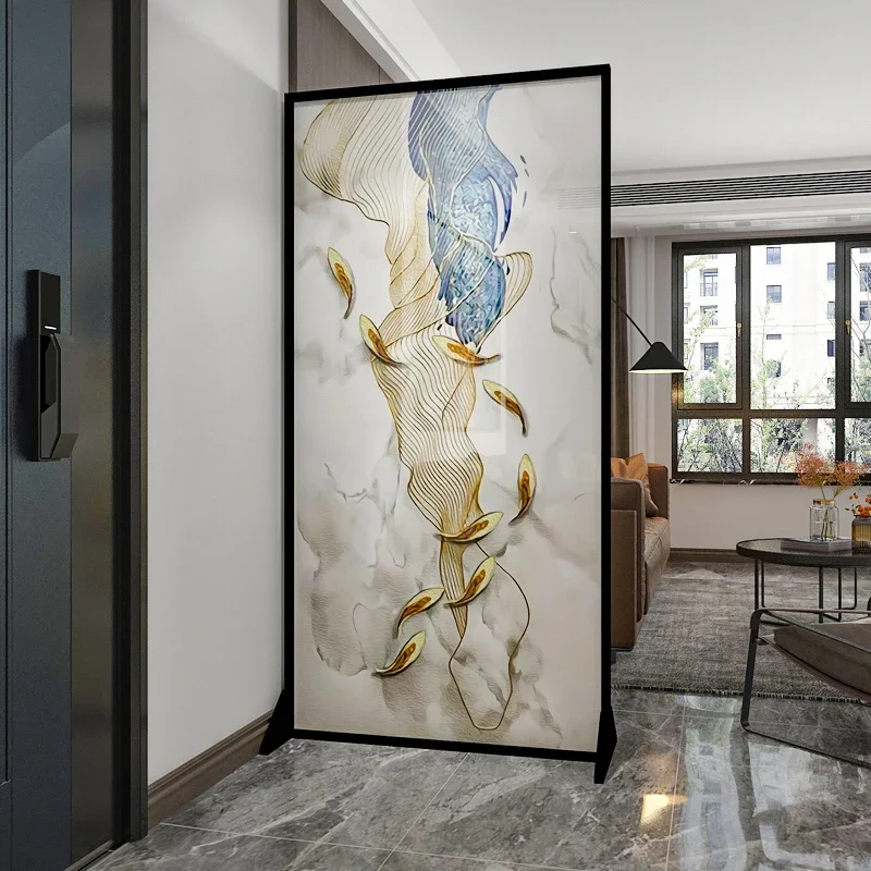 Алюминиевый сплав современный вход роскошный стиль перегородка экраны для