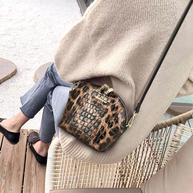 Full Cow Leather Crossbody bags Handbags Woman Small Fashion Messenger Bag Colors Totally Skin Shoulder Bag New