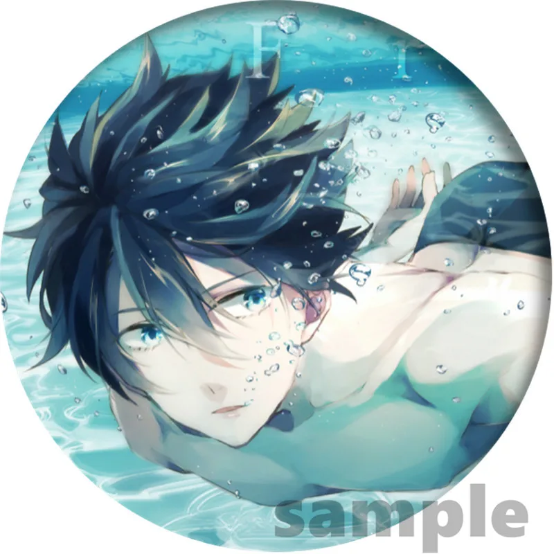 Аниме Free!Iwatobi значок косплея брошь Тачибана Макото значки на булавке для одежды