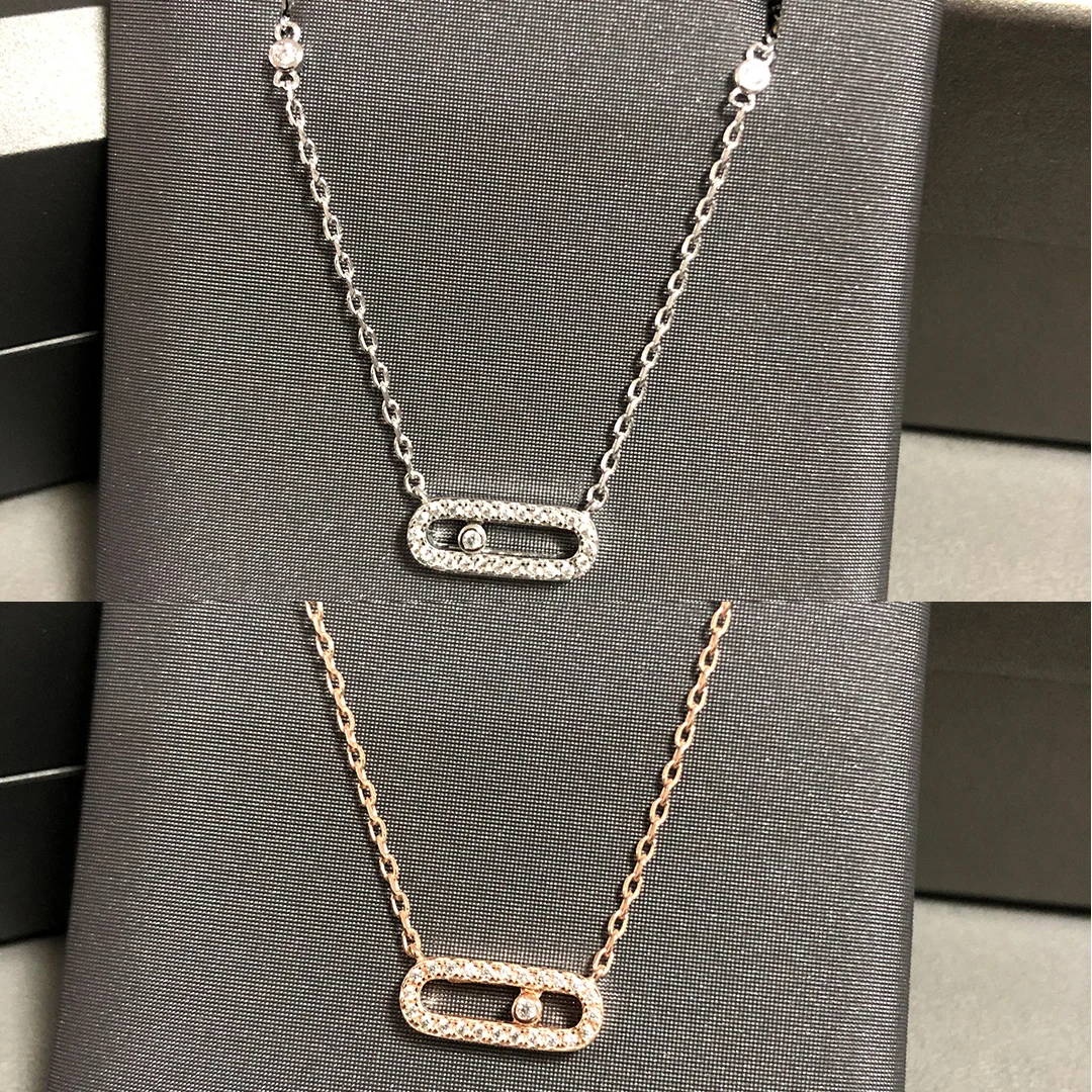 

Женское ожерелье из серебра 925 пробы с бриллиантами