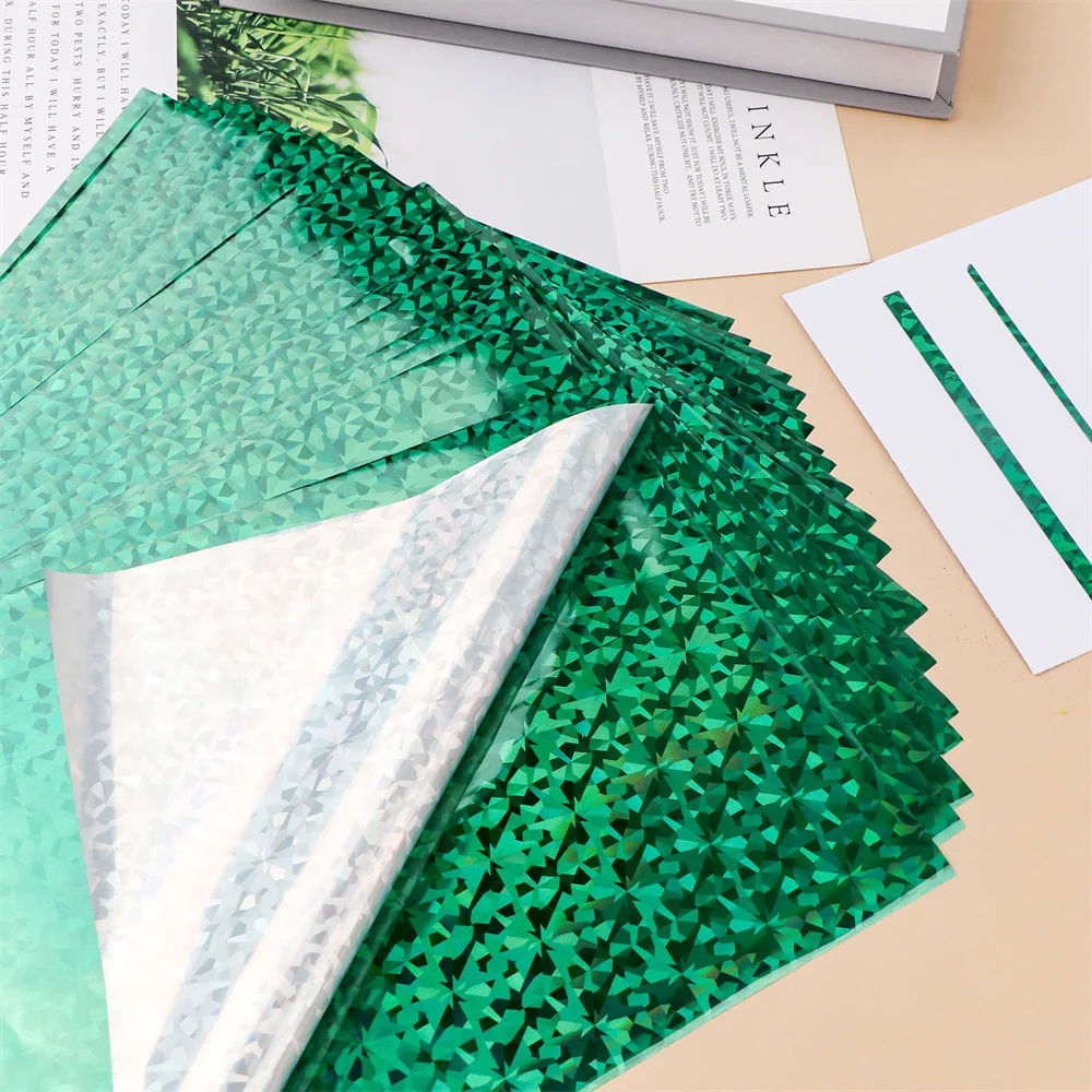 50 шт. красная черная зеленая синяя цветная фольгированная бумага с тонером для