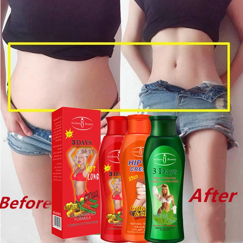 

200ml 3 Days Herbal Green Tea ,Coffee,Pepper Slimming Cream Gel Fat Burner Fast Weight Loss Anti Fat Burning Cream