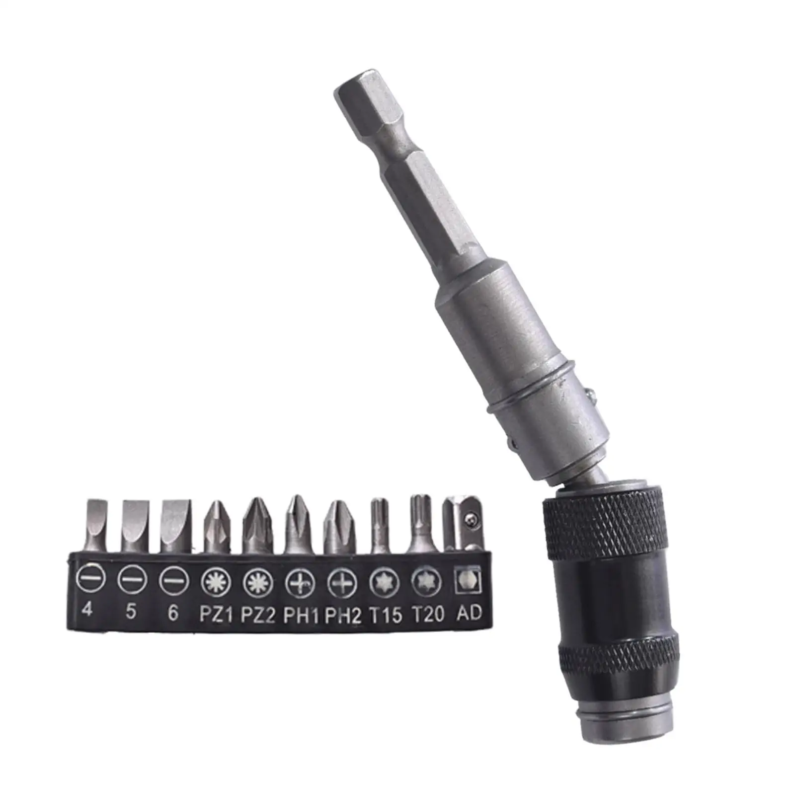 

ing Bit Holder Bendable ° Screwdriver Bit Holder for Tight Spots