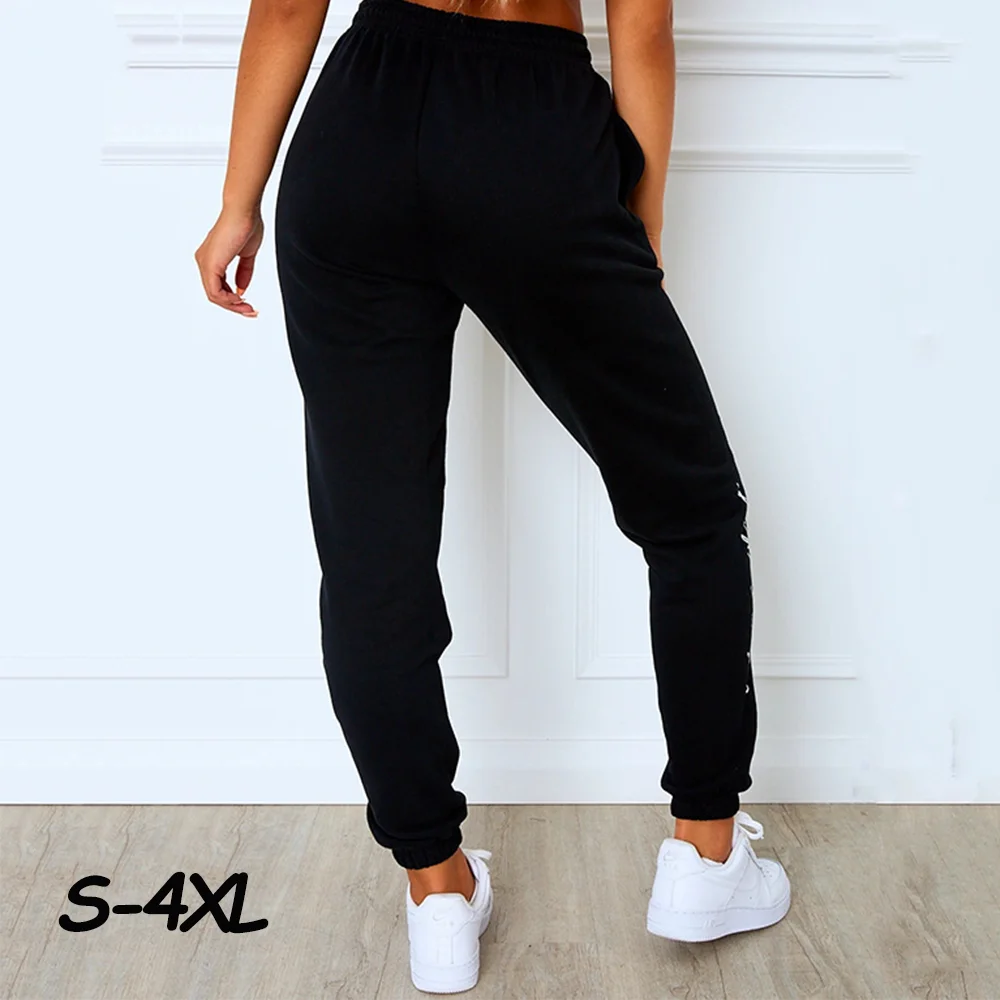 

NO 32 Plue Size Fashion Trousers Women Sold Pants Loose Cotton Long Pants Ladies Outwear Jogging Pants