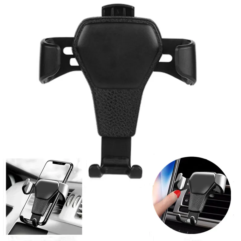 

Universal Gravity Car Accessories Phone Holder GPS Smartphone Lazy Bracket Stand Clip Auto Air Vent CellPhone Support For Iphone
