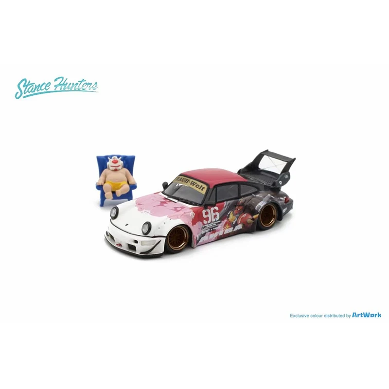 SH в наличии 1:64 RWB 964 каучуковая модель с высоким хвостом игрушек опора охотников