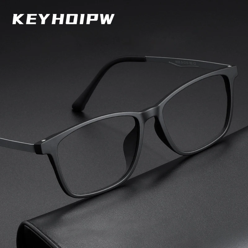 

KEYHOIRW ульсветильник кие простые TR90 женские очки для близорукости большие титановые оптические оправы для очков в стиле ретро для мужчин 9828