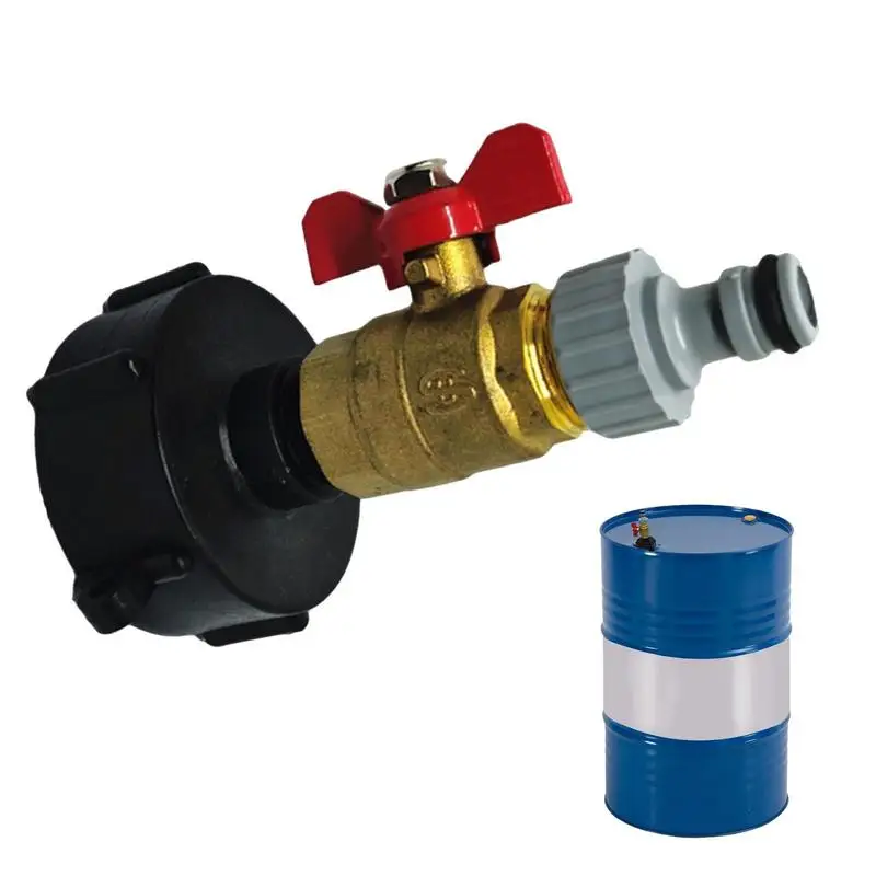 

Адаптер для водопроводного крана IBC, латунный тоут для воды большой емкости, адаптер для резервуара IBC