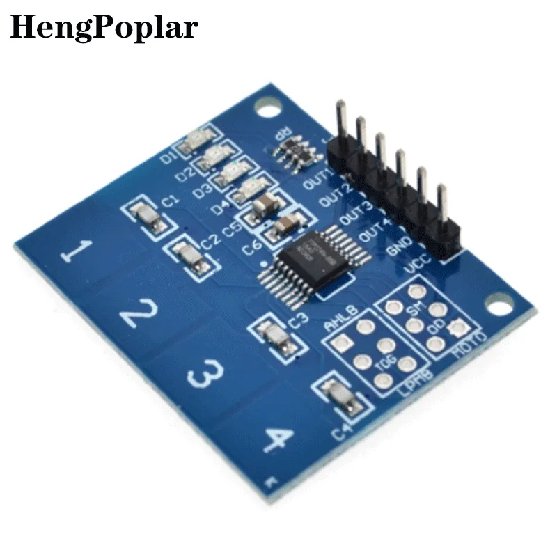 

Новый 4-канальный цифровой сенсорный емкостный модуль переключателя для Arduino TTP224