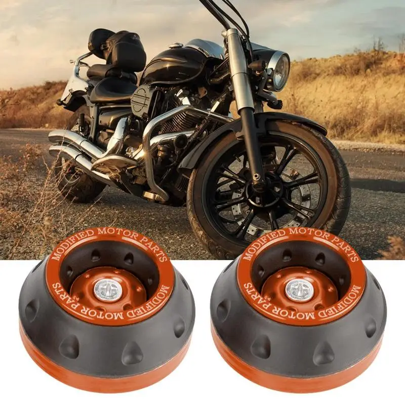 

CNC Aluminum Front Fork Frame Sliders 2pcs Wheel Motorbike Falling Protection Scooter Moped Motorcycle Accessories Durable