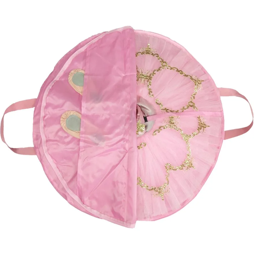 

Pink Ballet Skirt Tutu Bag Children's Ballet Performance Clothes Storage Bag Portable Blue Black Dust-proof Finishing Bag