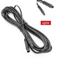 high quality 4pin 5pin car recorder extension cable hd monitor vehicle rear view camera video extension cable wire male to femal