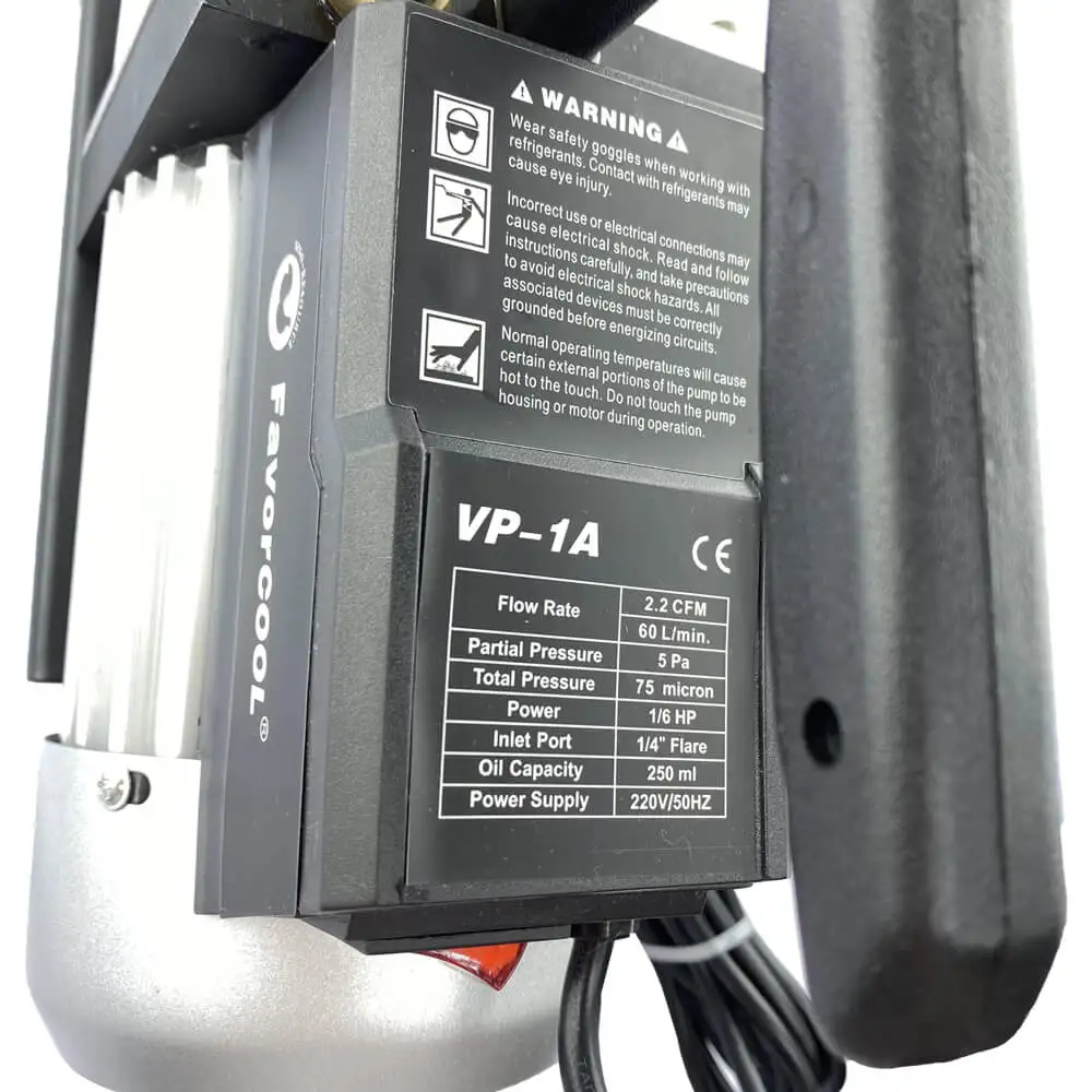 Вакуумный одноступенчатый масляный насос FavorCool VP-1A 60 л/мин 75 микрон 120 W |