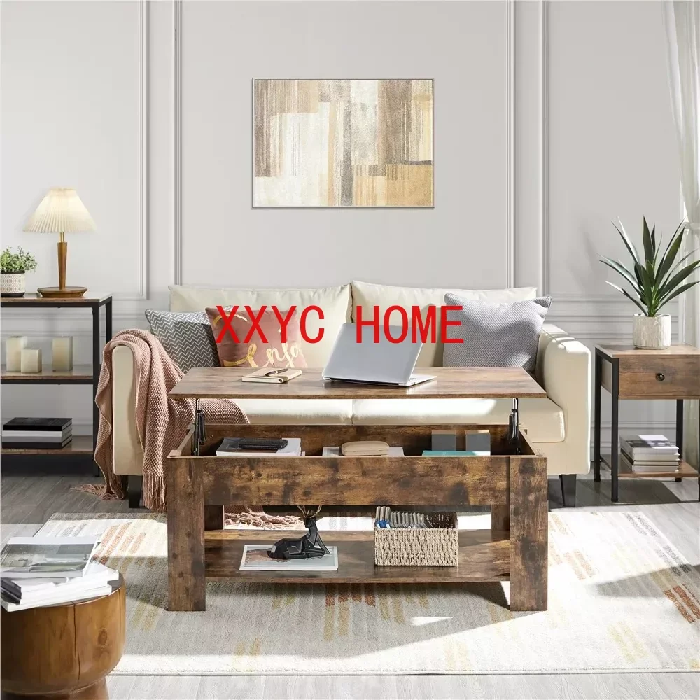 Современный прямоугольный деревянный подъемный журнальный столик 38 6 дюйма с