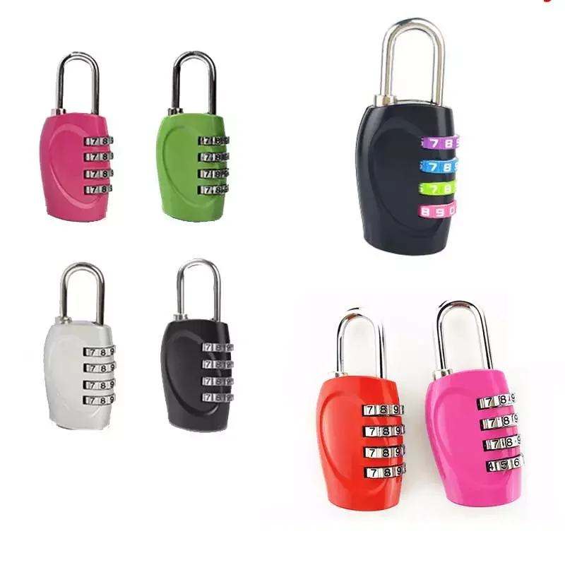 

Backpack Trolley Case Mini Code Lock 4 Digit Dial Metal Code Lock Combination Padlock Gym Locker Tool Box Small Lock
