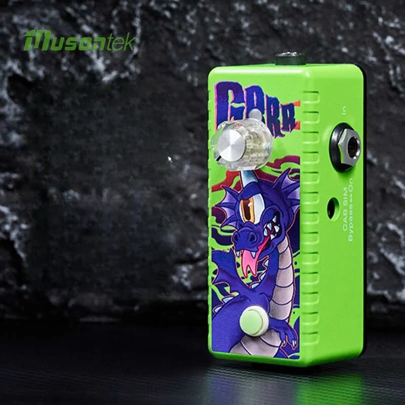 Musontek Single Effector Box Моделирование возбуждения Буферный баланс Электрогитара DI
