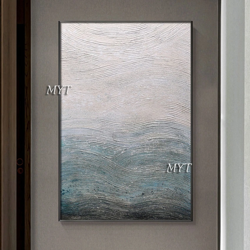 

Предметы для украшения дома, абстрактная текстура, толстая Акриловая картина маслом, рандомная Высококачественная картина без рамки