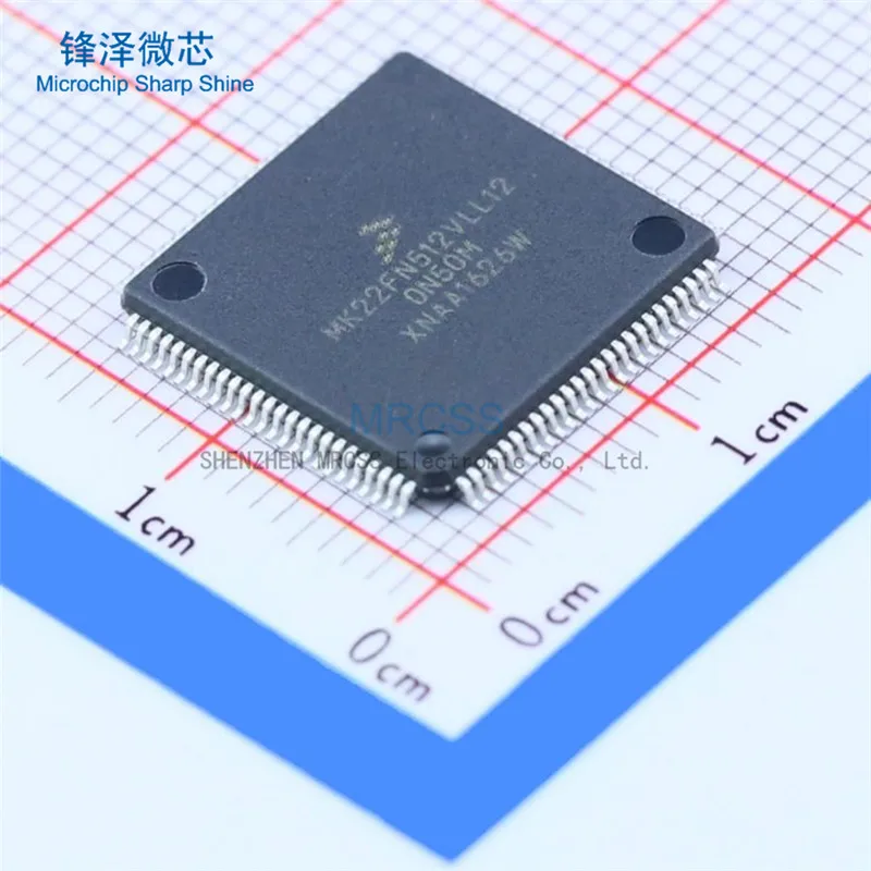 

MCU 32-битный K22F ARM Cortex M4 RISC 512KB Flash 3,3 V 240-контактный LQFP-лоток MK22FN512VLL12