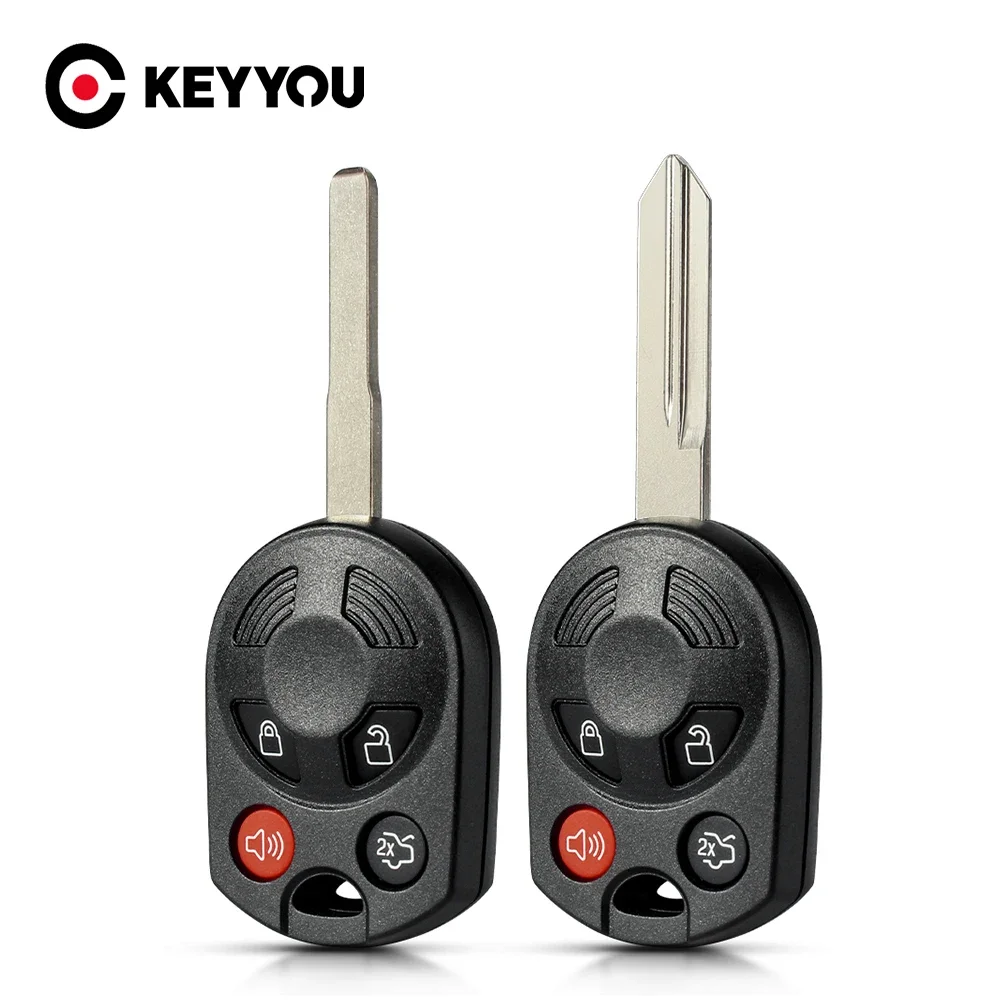 Фото KEYYOU 1 шт. новый чехол для дистанционного ключа Mercury FORD Edge Escape Expedition Flex Fusion Mustang Taurus Lincoln 4 кнопки №1