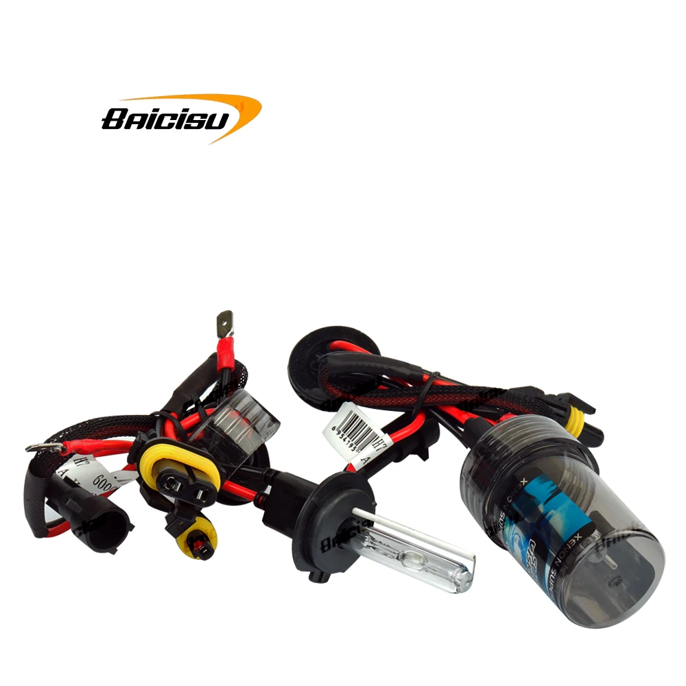 Фото BAICISU 55W 12V H4 Биксеноновая лампа Автомобильная фара H1 H7 H11 9005 9006 4300k 6000k 8000k HID Тонкий балласт Ксеноновые фары Комплект №3