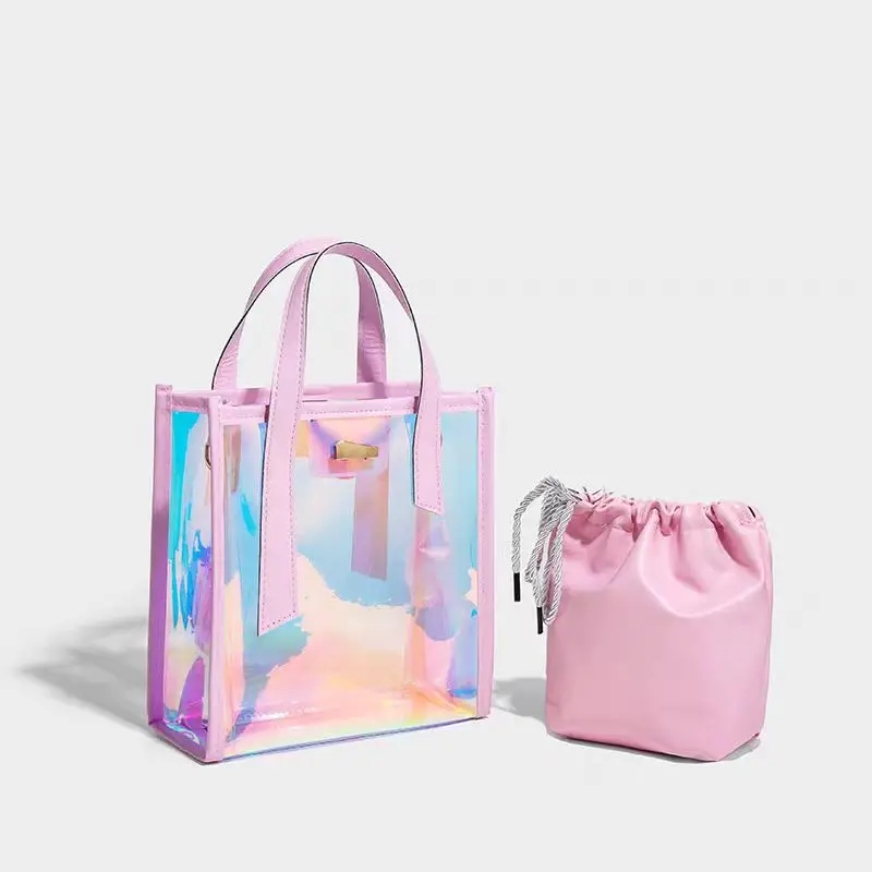 Женская пляжная сумка-тоут Чехол-Сумка-тоут через плечо с чехлом для телефона