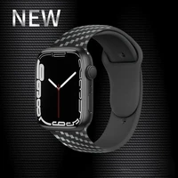 carbon fiber pattern watch band for apple watch strap 44mm 40mm 3842mm for iwatch 7 6 5 4 3 se generation replacement band 42mm
