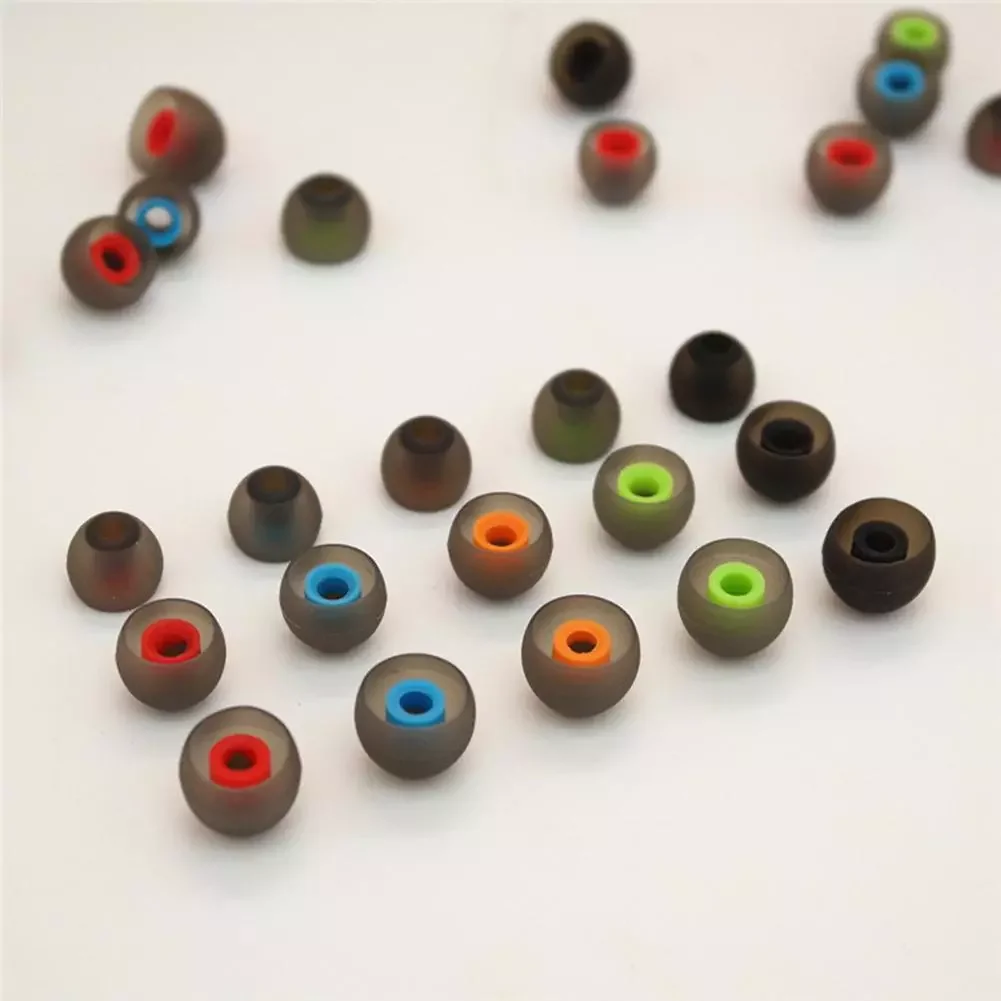 

6Pcs Soft Silicone Replacement In-Ear Earphone Eartips Headphone Earbuds Cover for Headset Cups