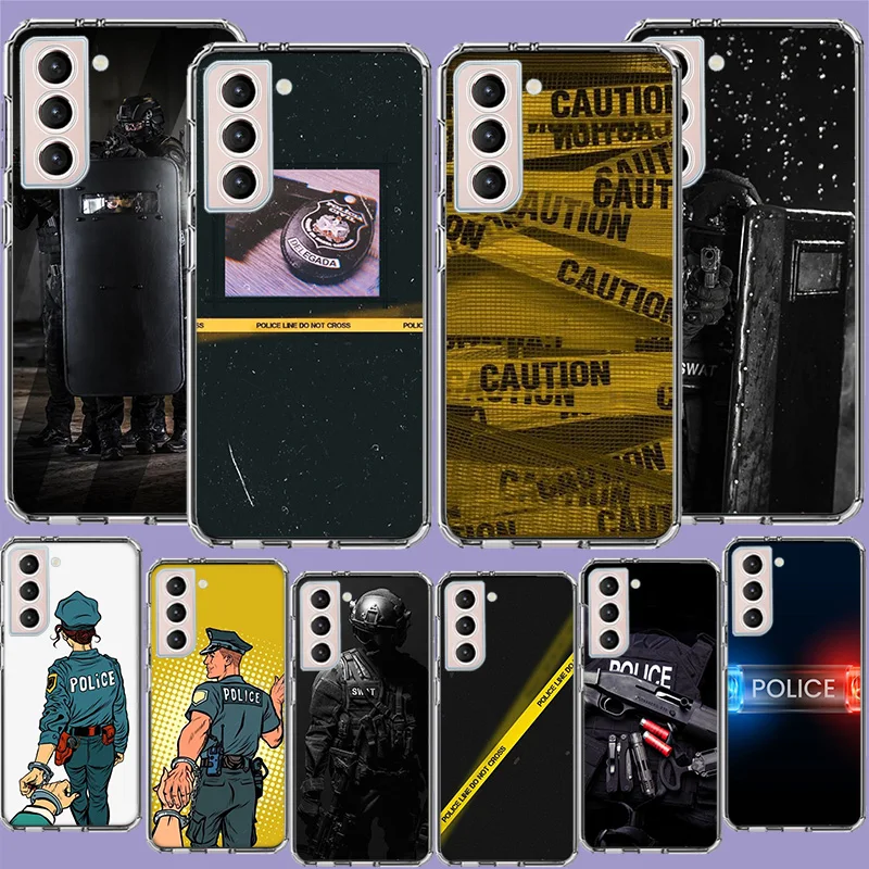 

Полицейский SWAT ФБР чехол для телефона для Galaxy Samsung A10 A20E A30 A40 A50 A70 A01 A11 A21 A21S A31 A41 A51 A71 5G A9 A8 A7 A6 Plus A80