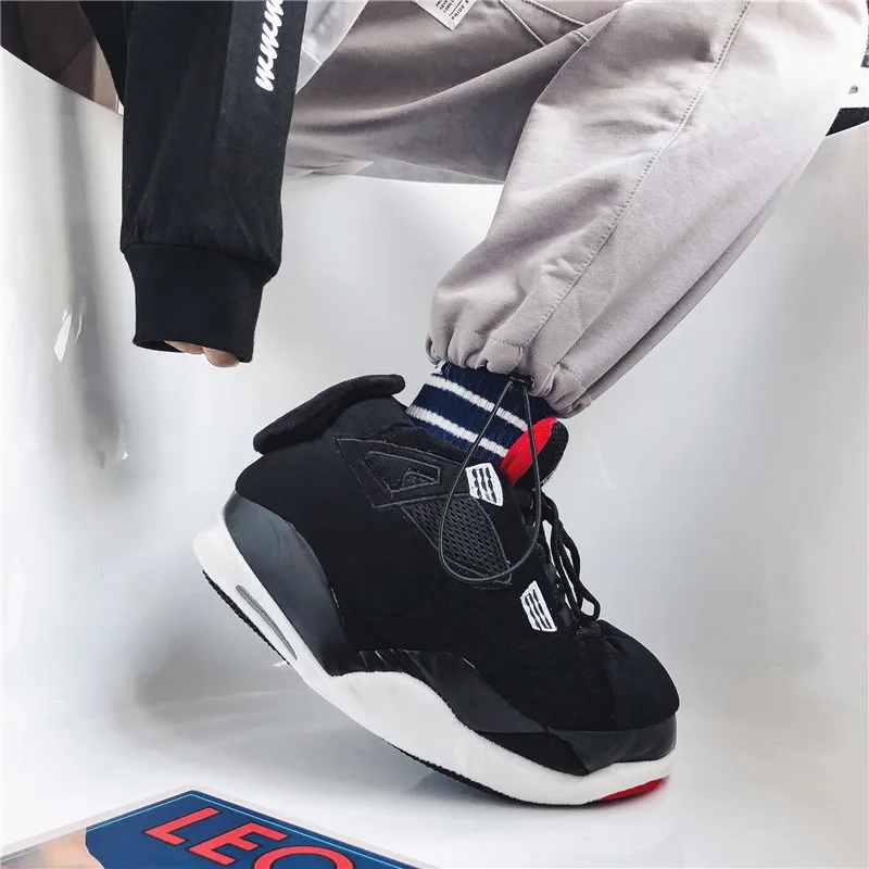 Winter Warm Slippers Women Cute Home Slippers Men House Floor Cotton Shoes Unisex Indoor Plush Footwear Size 35-44